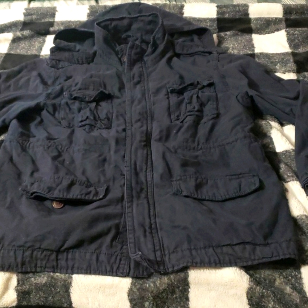 Navy Aeropostle coat. quality